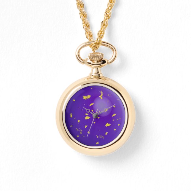 Montre Gros bijou de lazuli faux lapis (Recto)