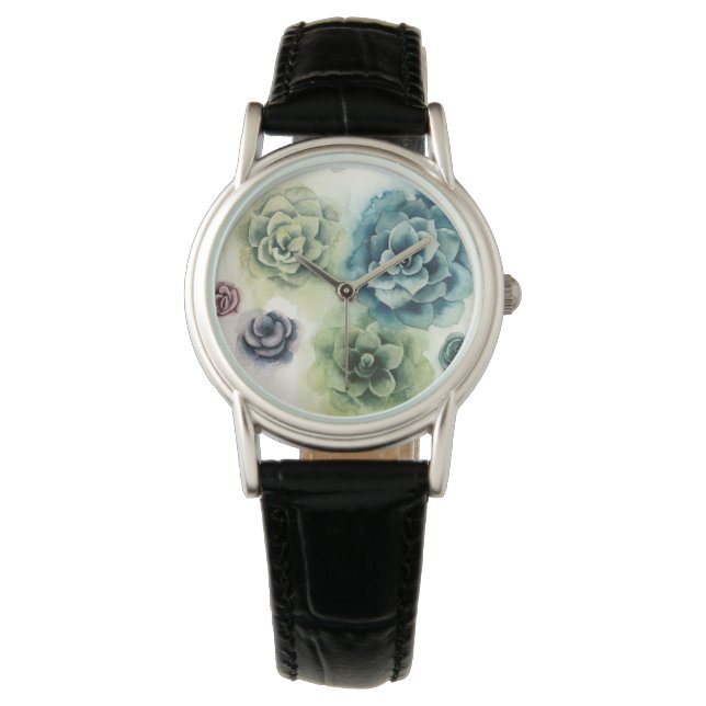Montre Groupe de succulents (devant)