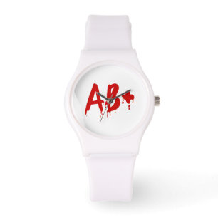 Montre Groupe sanguin AB+ Positif #Hôpital d'horreur