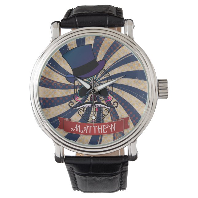 Montre Grunge Circus Sugar Skull Monsieur Loyal Personnal (devant)
