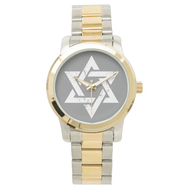 Montre Grunge White Star de David (devant)