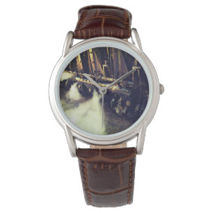 Montre Guet de train à vapeur classique pour hommes