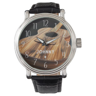 Montre Guitare acoustique personnalisée