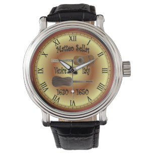 Montre Guitare antique ~ Matteo Sellas ~ Venise ~