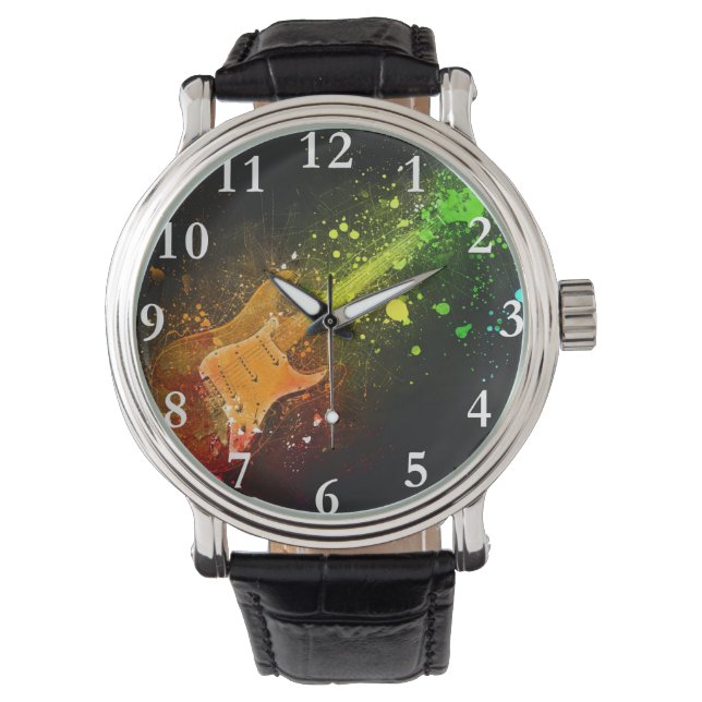 Montre Guitare électrique (devant)