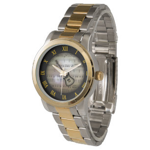 Montre Guitare électrique~Arrière - plan "La planète musi