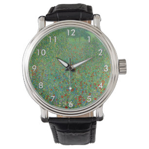 Montre Gustav Klimt - Champ de pavot