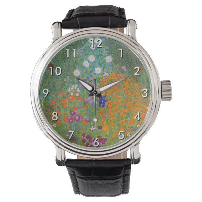Montre Gustav Klimt - Jardin des fleurs (devant)