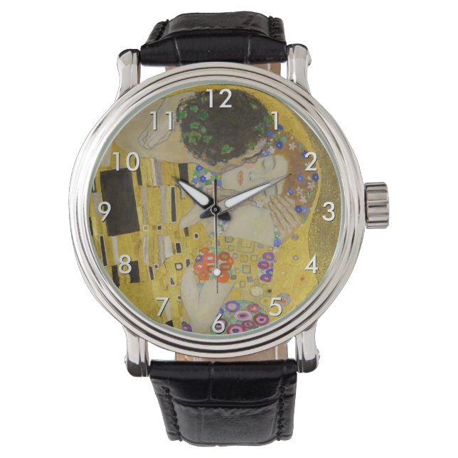 Montre Gustav Klimt - Le baiser (devant)