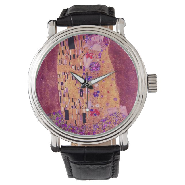 Montre Gustav Klimt Le Baiser Violet (devant)