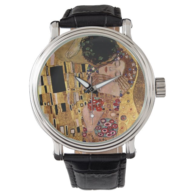 Montre Gustav Klimt : The Kiss (devant)