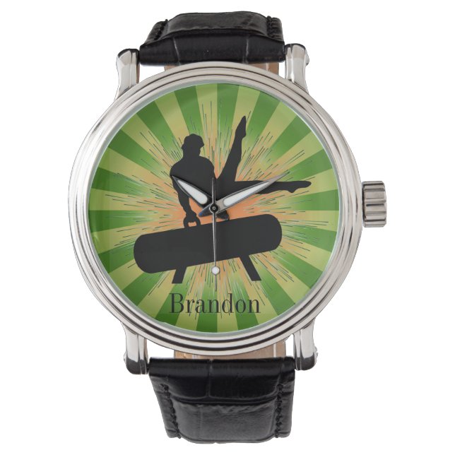 Montre Gymnastique personnalisable Design Watch (devant)