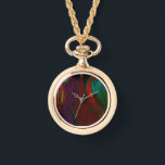 Montre Hades Floral Arrangement Watch Necklace<br><div class="desc">I painted a unique original digital oil painting of the romantic side of Hades with a floral arrangement worthy of this well-known
god in mythology.</div>