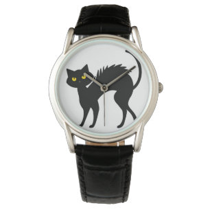 Montre Halloween Chat Noir - T-shirt Chat Noir