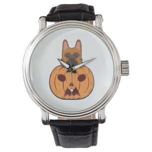 Montre Halloween Mignons Bergers Allemands Coincés Dans U