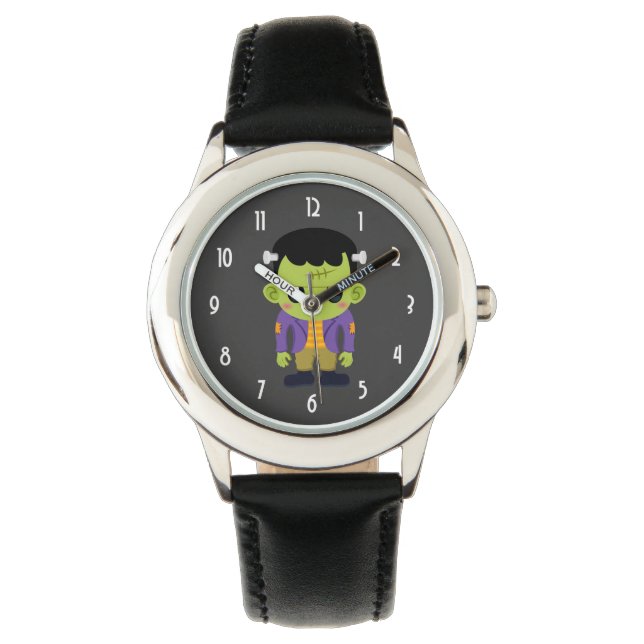 Montre Halloween monstre Frankenstein Green (devant)