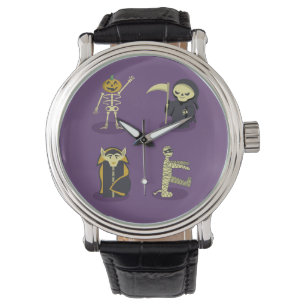 Montre Halloween Squelette Dracula Mummy Griffe Reaper