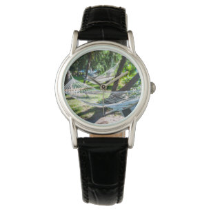 Montre Hamac sur la plage, Fidji