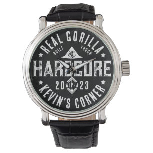 Montre HARDCORE Real Gorilla Construit Tough Alpha Homme