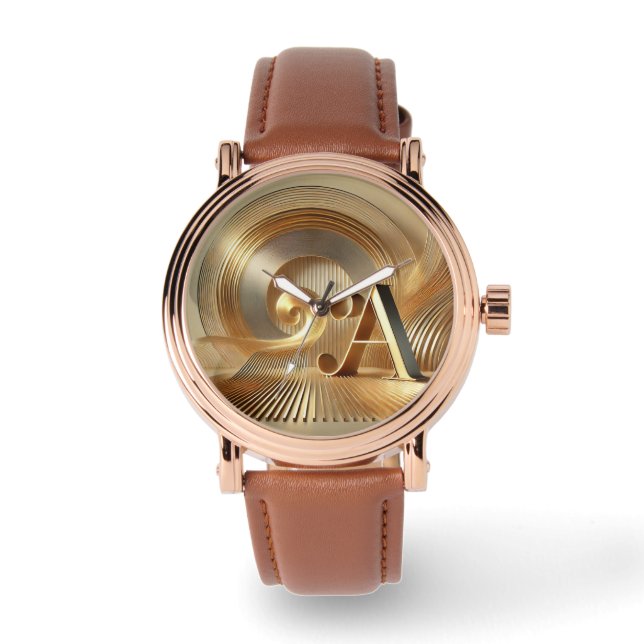 Montre Harmonie dorée (Recto)