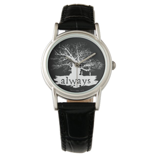 Montre Harry Potter | Always Quote Silhouette (devant)