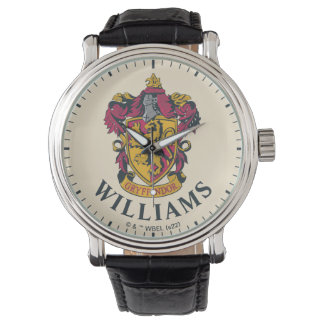 Montre Harry Potter | Gryffindor Crest Gold et Red Watch