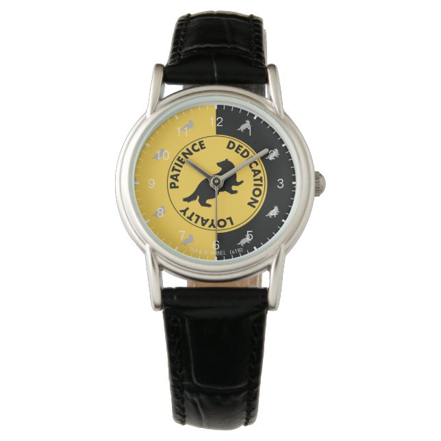Montre Harry Potter | Traits de la maison HUFFLEPUFF™ Gra (devant)