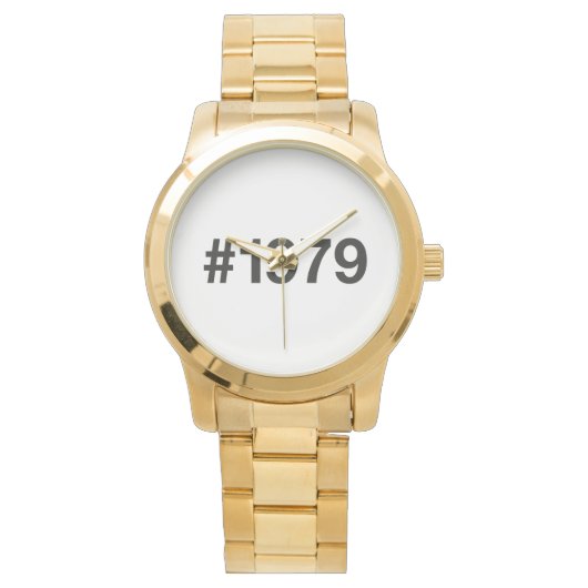 Montre Hashtag 1979 46 Anniversaire (devant)