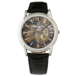 Montre Headlight - Light my fire drôle personnalisable