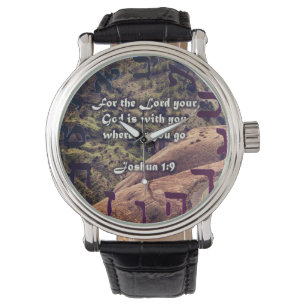 Montre Hébreu chrétien Jésus de 1:9 de Joshua de montr