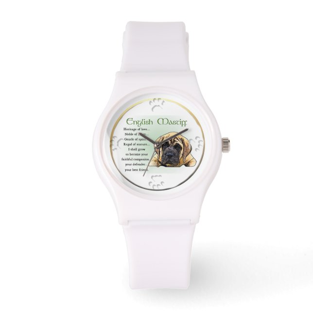 Montre Heritage of Love English Mastiff (Recto)