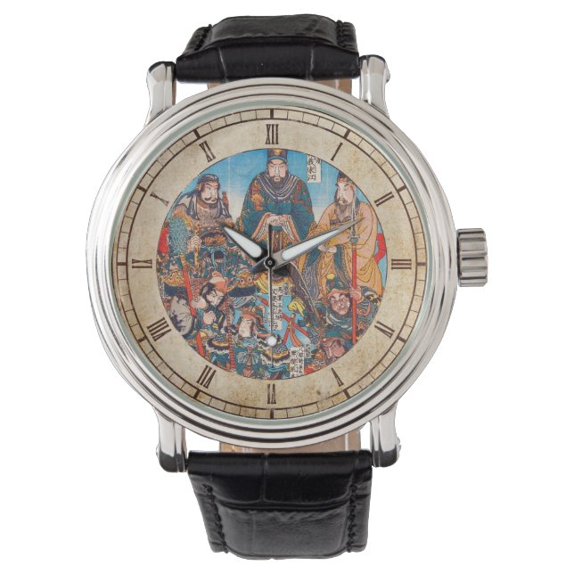 Montre Héros de Suikoden légendaires d'Utagawa Kuniyoshi (devant)