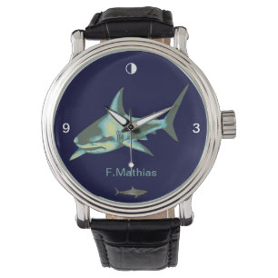 Montre heure des requins