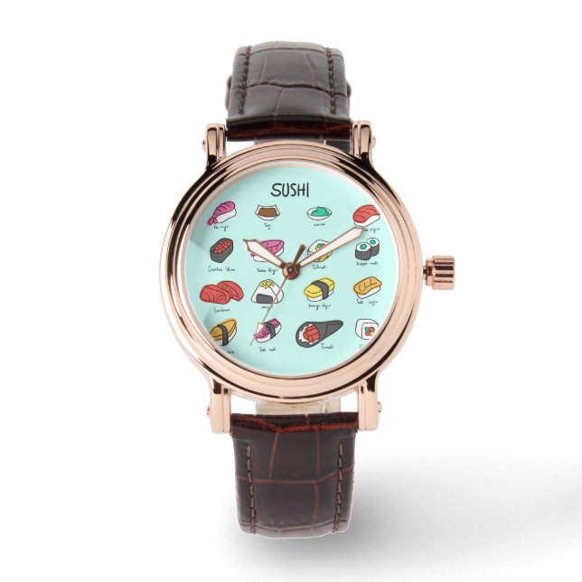 Montre Heure du sushi ! Obtenez votre pièce de temps savo (Recto)