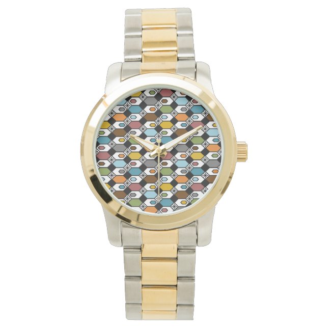 Montre Hexagons et Starburst (devant)