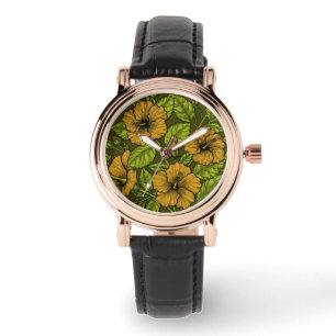 Montre hibiscus jaune