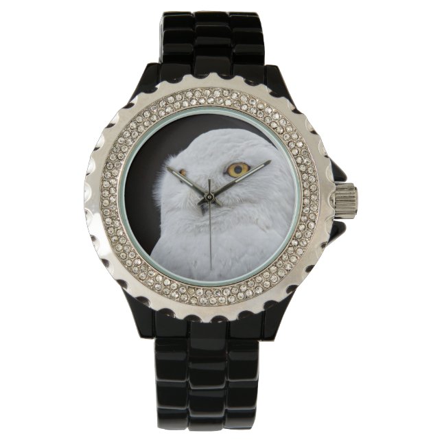 Montre Hibou blanc (devant)