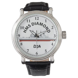 Montre HMS Diamond, D34, - TYPE 45, Classe audacieuse