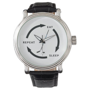 Montre Hockey sur glace Dormir Répéter Le Ventilateur De
