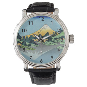 Montre Hokusai - Le Mont Fuji reflète le lac Kawaguchi