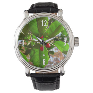 Montre Holly Feuilles II Vacances Nature Botanique