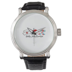 Montre Holly Jolly Nurse, T-shirt classique d'Halloween