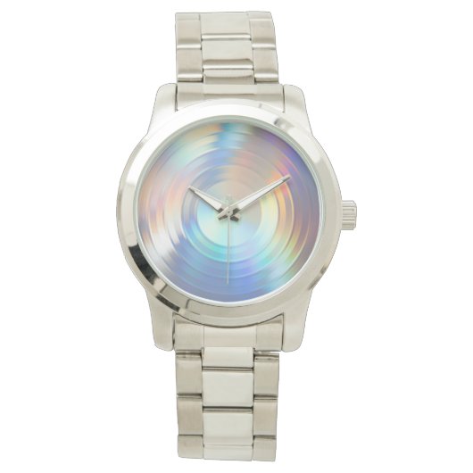 Montre Hologramme moderne Pastel Arc-en-ciel Sirène Unico (devant)