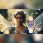 Montre holographique<br><div class="desc">Un design de montre étonnant, adapté à une personne élégante, à cause du design holographique, la montre semble cher, donne un charme particulier, transmet l'atmosphère de pierres précieuses, la mer, et une sirène. Les gens d'affaires aimeront ce cadeau.</div>