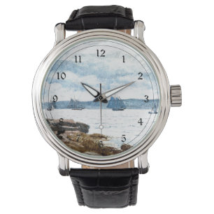 Montre Homer - Bateaux à voile à Gloucester, tableau de 1