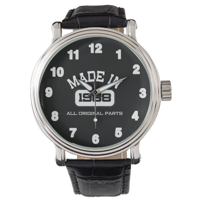 Montre homme 50 ans (devant)
