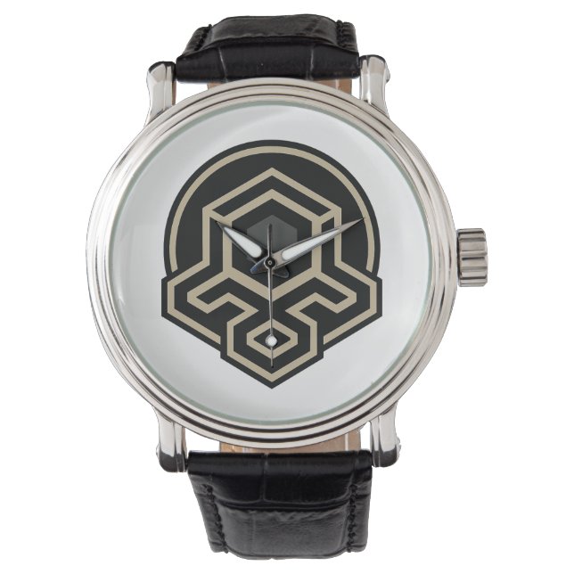 Montre homme à bracelet en cuir avec art avancé sy (devant)
