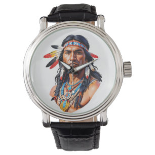Montre Homme amérindien