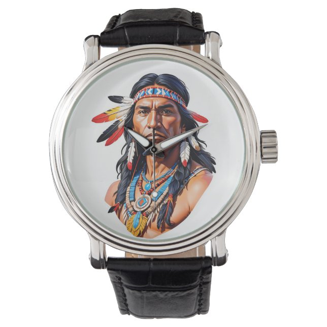 Montre Homme amérindien (devant)