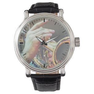 Montre Homme jouant la trompette